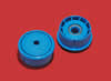 Roller end bearings in plastic-precision
